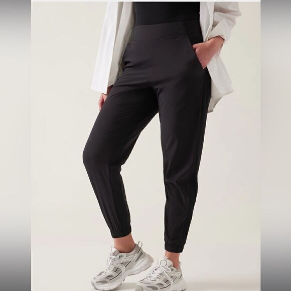 ATHLETA Brooklyn Jogger Black Sz 26 - Picture 1 of 11